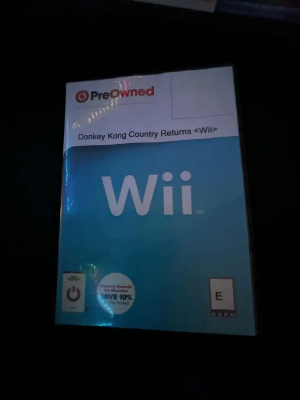 Donkey Kong Country Returns Nintendo Wii Game Disc with Replacement Case
